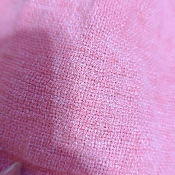 RAW MODA ITALIAN V NECK LINEN RUFFLE DRESS OS - Picture 4 of 7